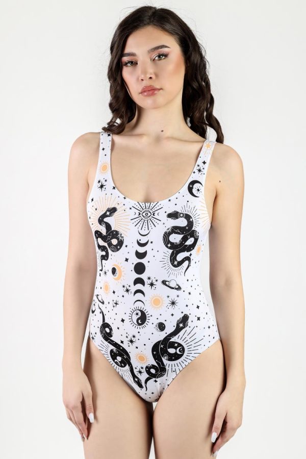 Divine Serpent One Piece Swimsuit Hot on Sale