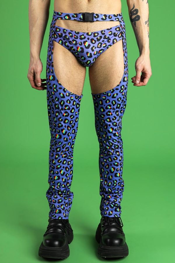 Rainbow Spots Men s Chap Pants For Sale