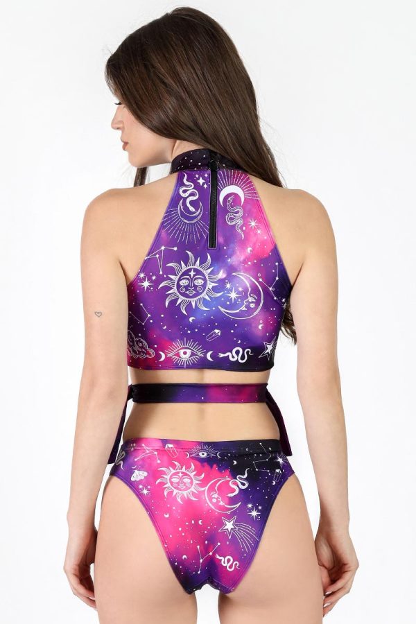 Intergalactic Charm High Cut Booty Shorts Set For Sale - Image 2