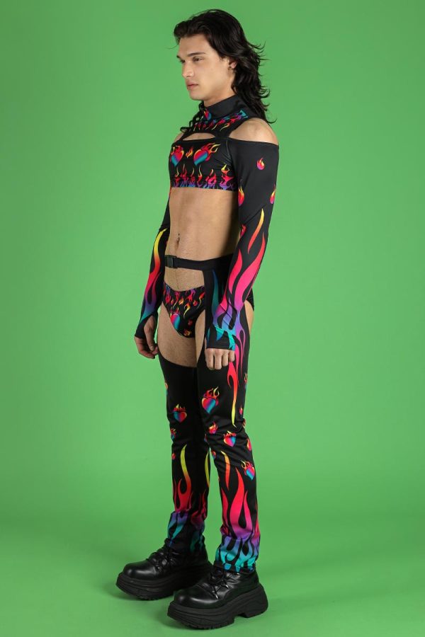 Burning Desire Men s Chap Pants Online Hot Sale - Image 4