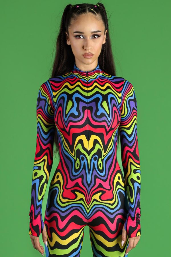 Trippy Stripes Costume Hot on Sale