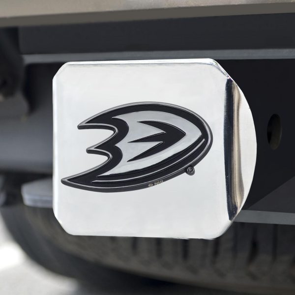 Anaheim Mighty Ducks Hitch Cover Chrome on Chrome 3.4 x4  on Sale
