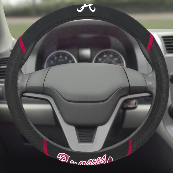 Atlanta Braves Steering Wheel Cover 15 x15  Online
