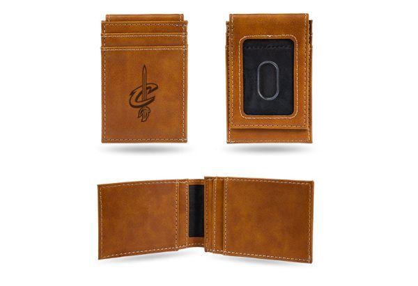 Cleveland Cavaliers Laser Engraved Front Pocket Wallet Online Sale