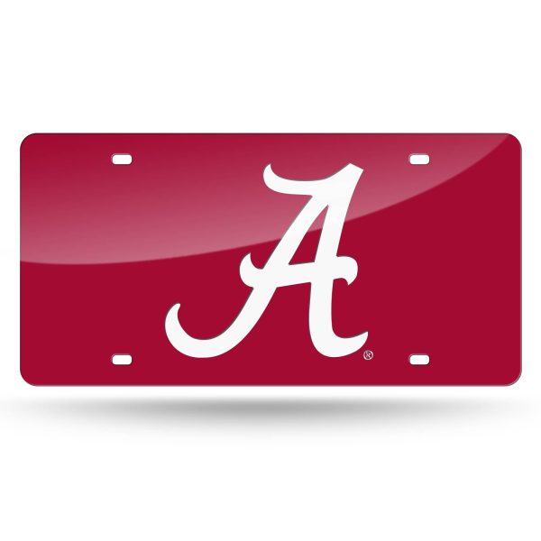 Alabama Crimson Tide Laser Cut License Tag Online Sale