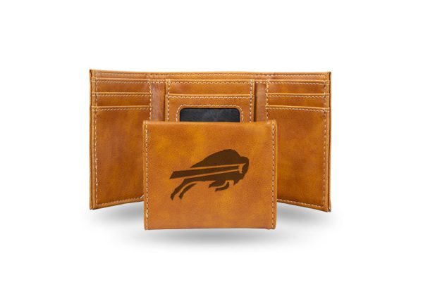 Buffalo Bills Laser Engraved Trifold Wallet Sale - Image 2