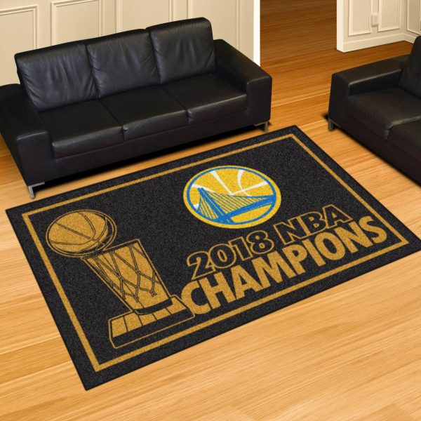 Golden State Warriors 2018 Finals Champions 5x8 Rug 59.5 x88  Online Sale