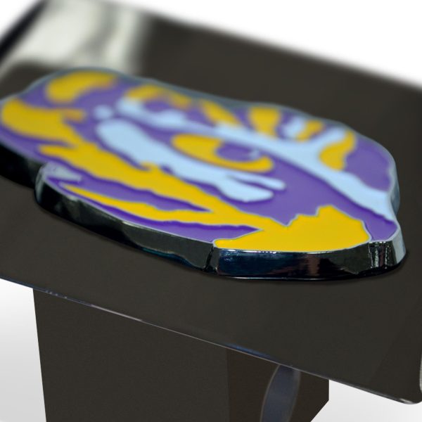 Golden State Warriors Hitch Cover Color on Black 3.4 x4  Fashion - Image 2