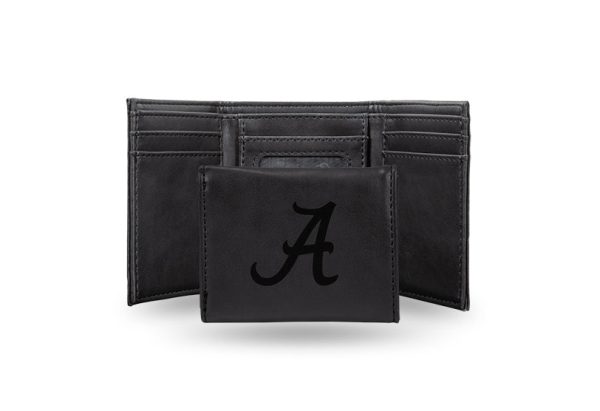 Alabama Crimson Tide Laser Engraved Trifold Wallet Hot on Sale - Image 2