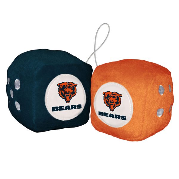 Chicago Bears Fuzzy Dice Online Hot Sale