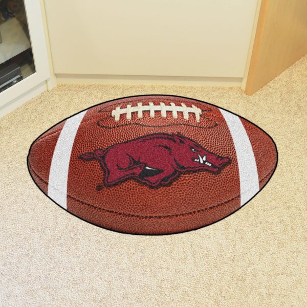 Arkansas Razorbacks Football Mat 20.5 x32.5  For Cheap