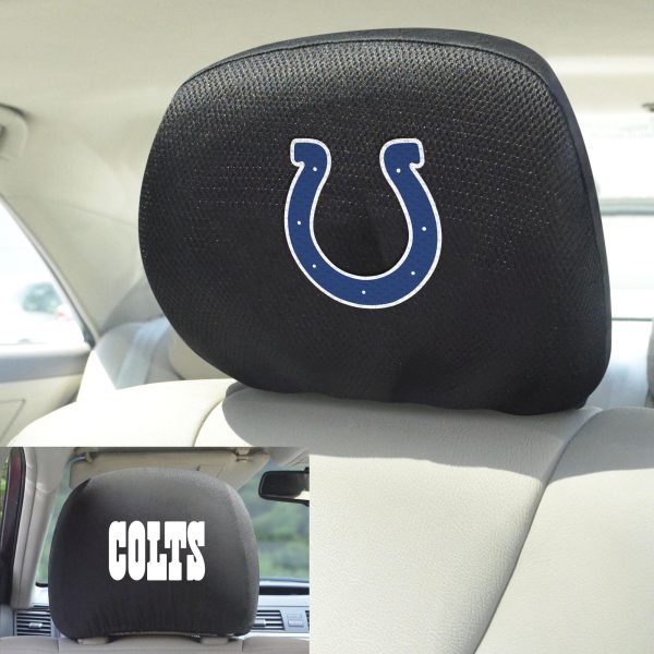 Indianapolis Colts Head Rest Cover 10 x13  For Sale