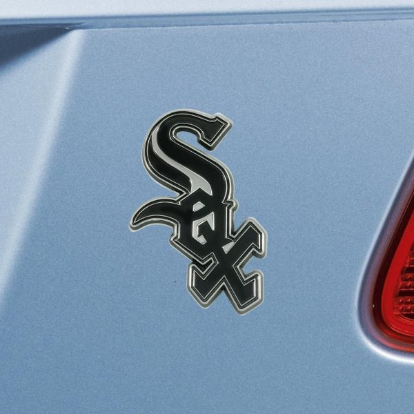 Chicago White Sox Chrome Emblem 3 x3.2  Online