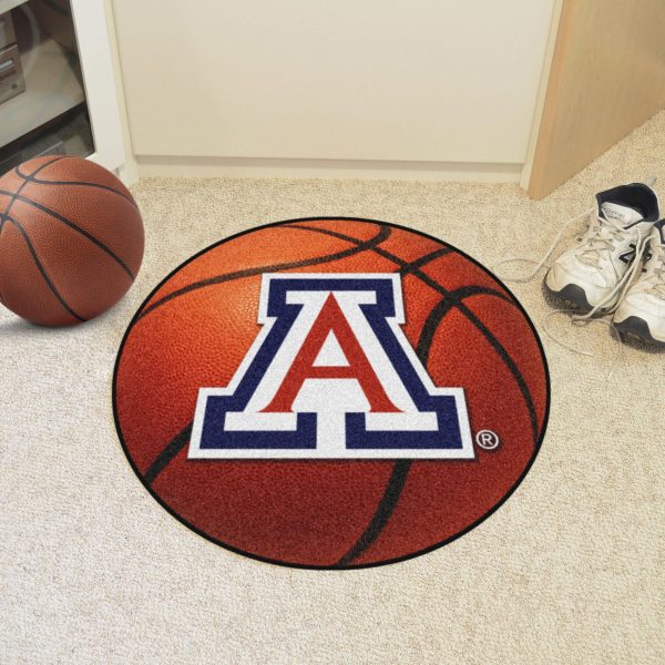 Arizona Wildcats Basketball Mat 27  diameter Supply