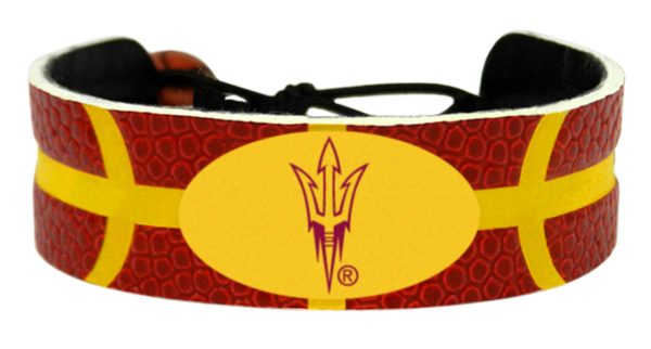 Arizona State Sun Devils Bracelet Team Color Basketball Pitchfork Logo Sale