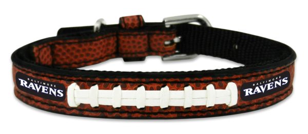 Baltimore Ravens Pet Collar Classic Football Leather Size Toy Online Hot Sale
