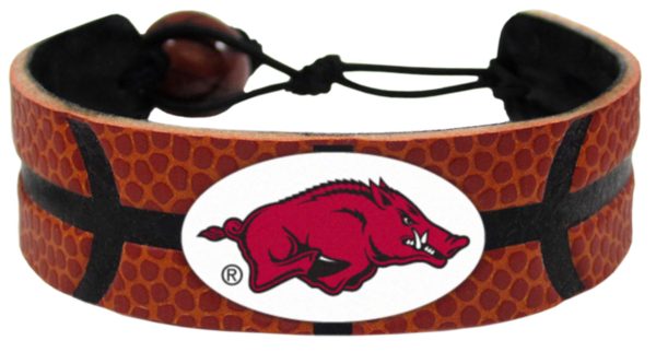 Arkansas Razorbacks Bracelet Classic Basketball Hot on Sale