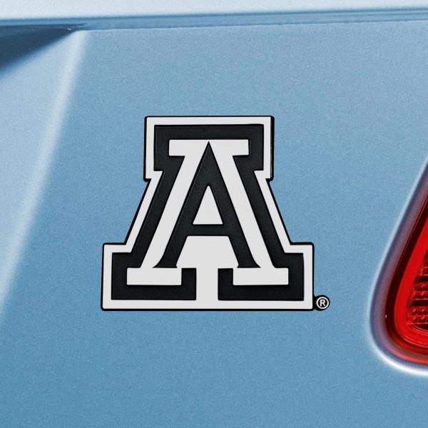 Arizona Wildcats Chrome Emblem 3 x3.2  Hot on Sale