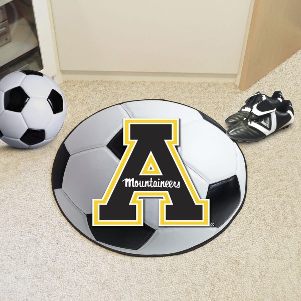 Appalachian State Mountaineers Soccer Ball Mat 27  diameter Cheap