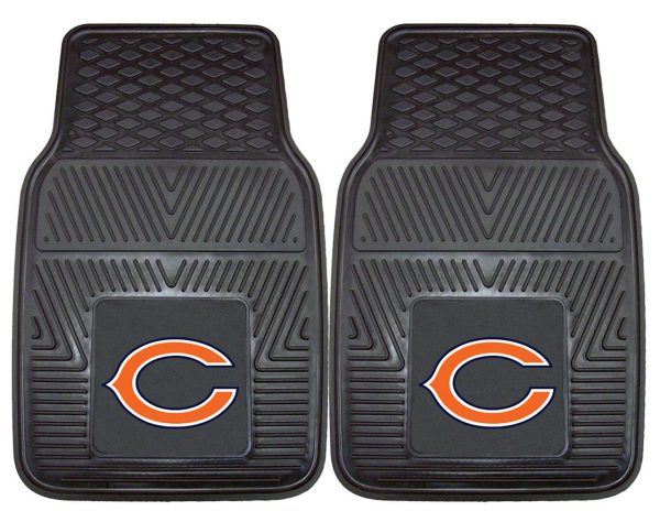 Chicago Bears Car Mats Heavy Duty 2 Piece Vinyl Cheap