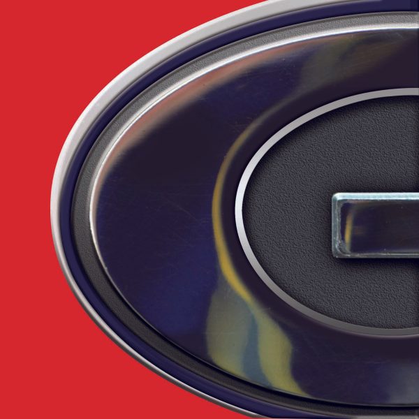 Atlanta Falcons Chrome Emblem 3 x3.2  Supply - Image 2