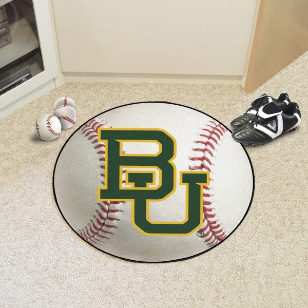 Baylor Bears Baseball Mat 27  diameter Supply