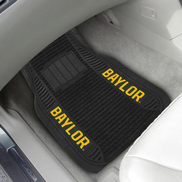 Baylor Bears 2 pc Deluxe Car Mat Set 21 x27  Sale
