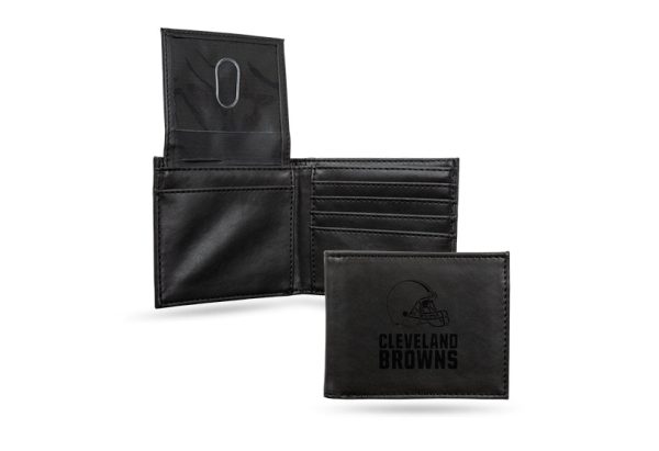 Cleveland Browns Laser Engraved Billfold For Sale - Image 2
