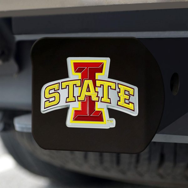 Iowa State Cyclones Hitch Cover Color on Black 3.4 x4  Hot on Sale