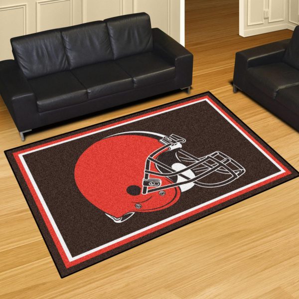 Cleveland Browns 5x8 Rug 59.5 x88  For Sale