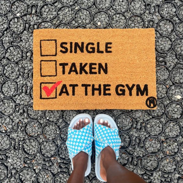 AT THE GYM MAT For Sale
